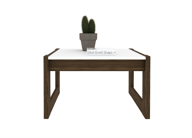 COFFEE TABLE ELMIRA (DIY) REF AZ1022 RECTANGLE WH